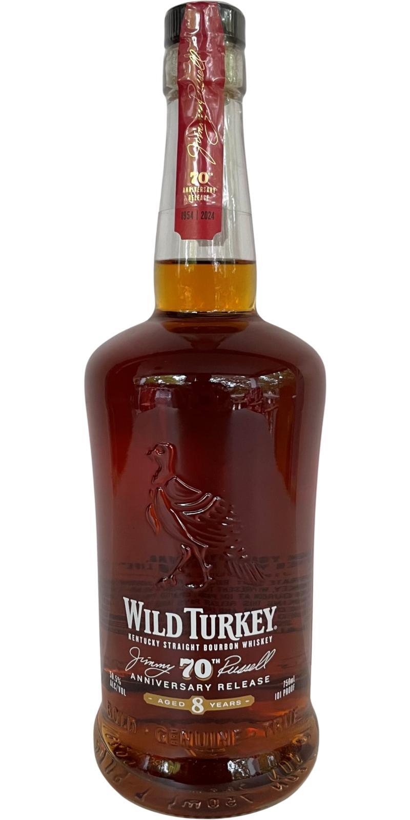 Wild Turkey 08-year-old Jimmy Russell's 70th Anniversary Release