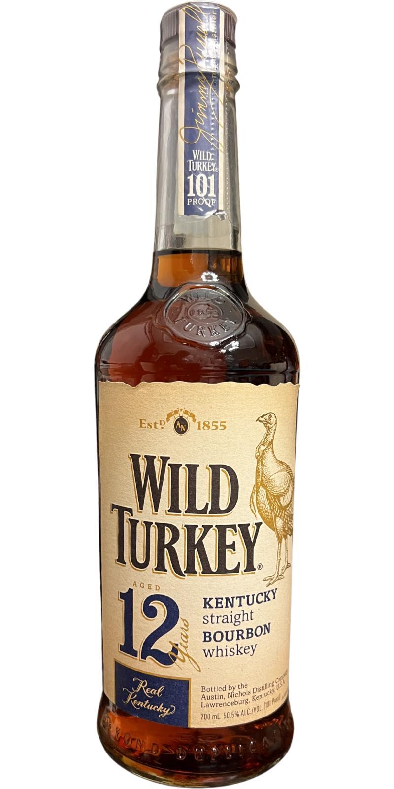Wild Turkey 12-year-old Blue letter