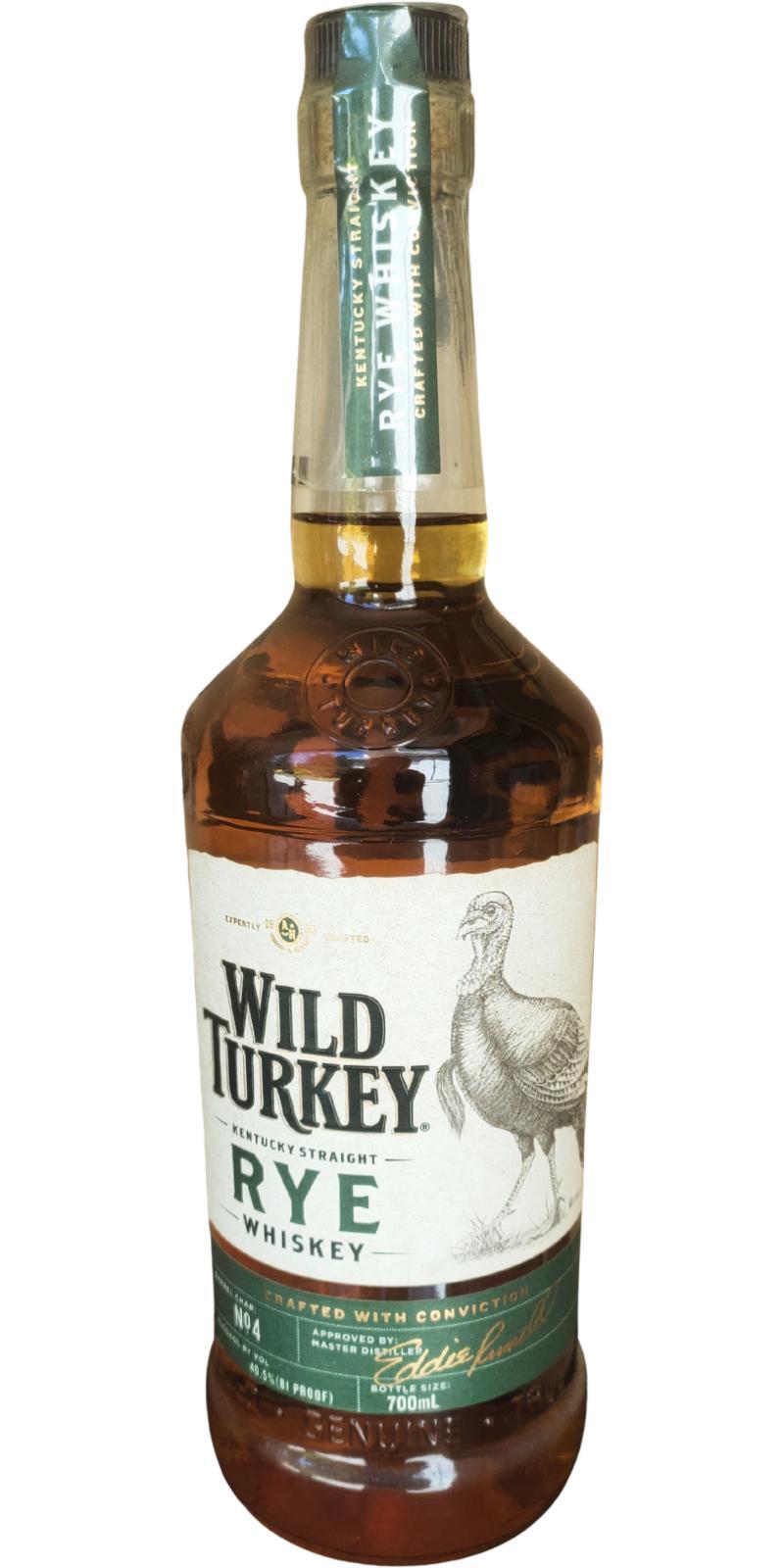 Wild Turkey Kentucky Straight Rye Whiskey 81 Proof