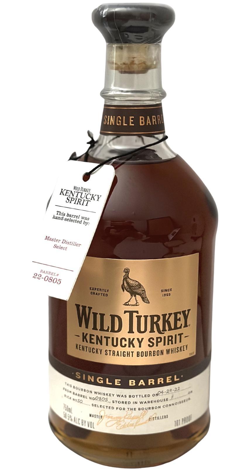 Wild Turkey Master Distiller Select Kentucky Spirit
