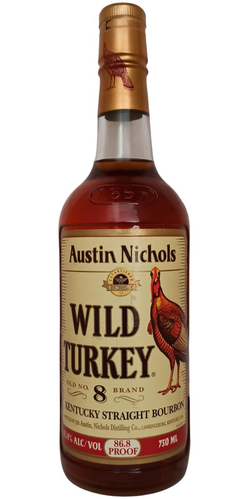 Wild Turkey Old no.8 Brand Austin Nichols