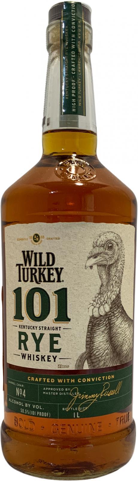 Wild Turkey Straight Rye Whiskey 101 Proof