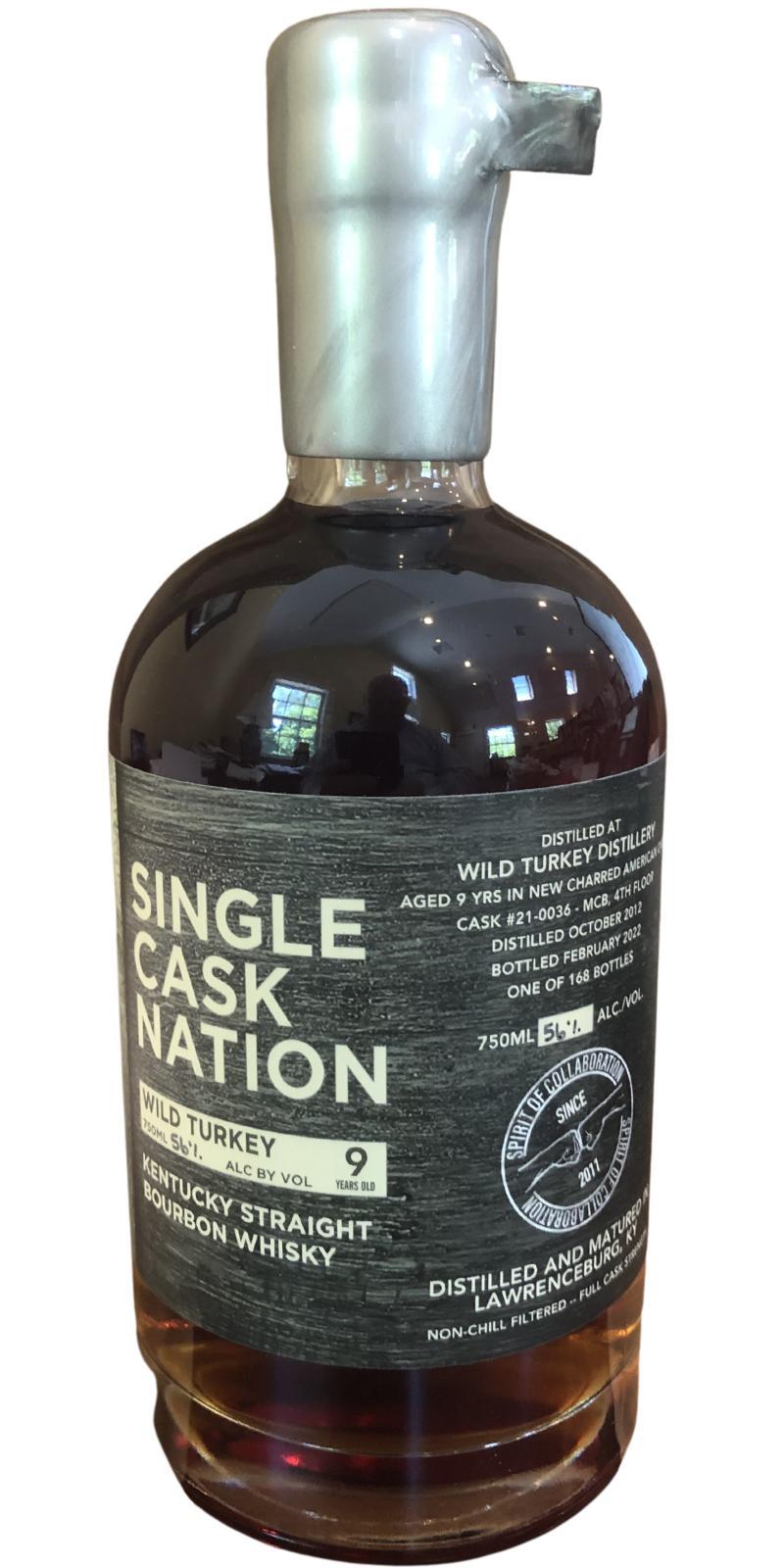 Wild Turkey 2012 JWC Single Cask Nation