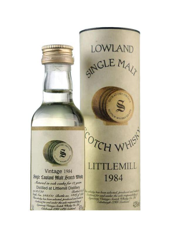 Littlemill 08-year-old 100% Pure Malt - Miniature