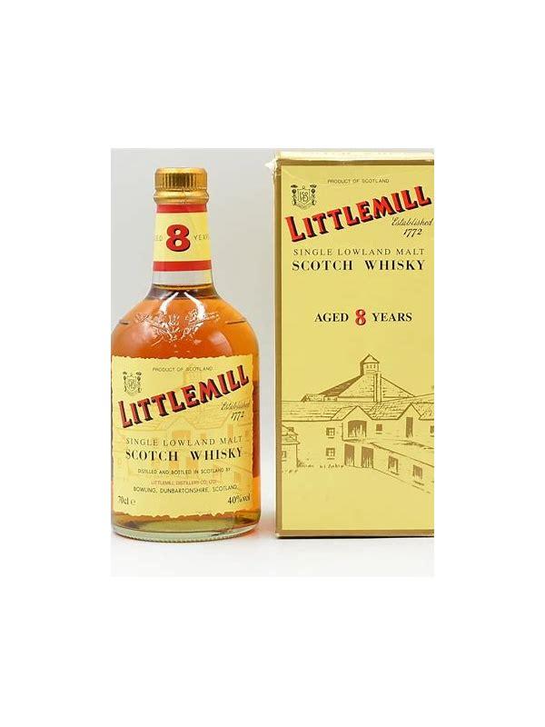 Littlemill 1990 Copper dumpy bottle in wooden box