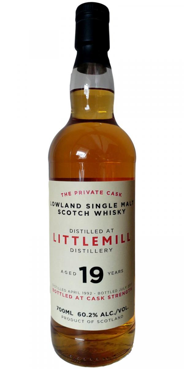 Littlemill 1992 The Private Cask
