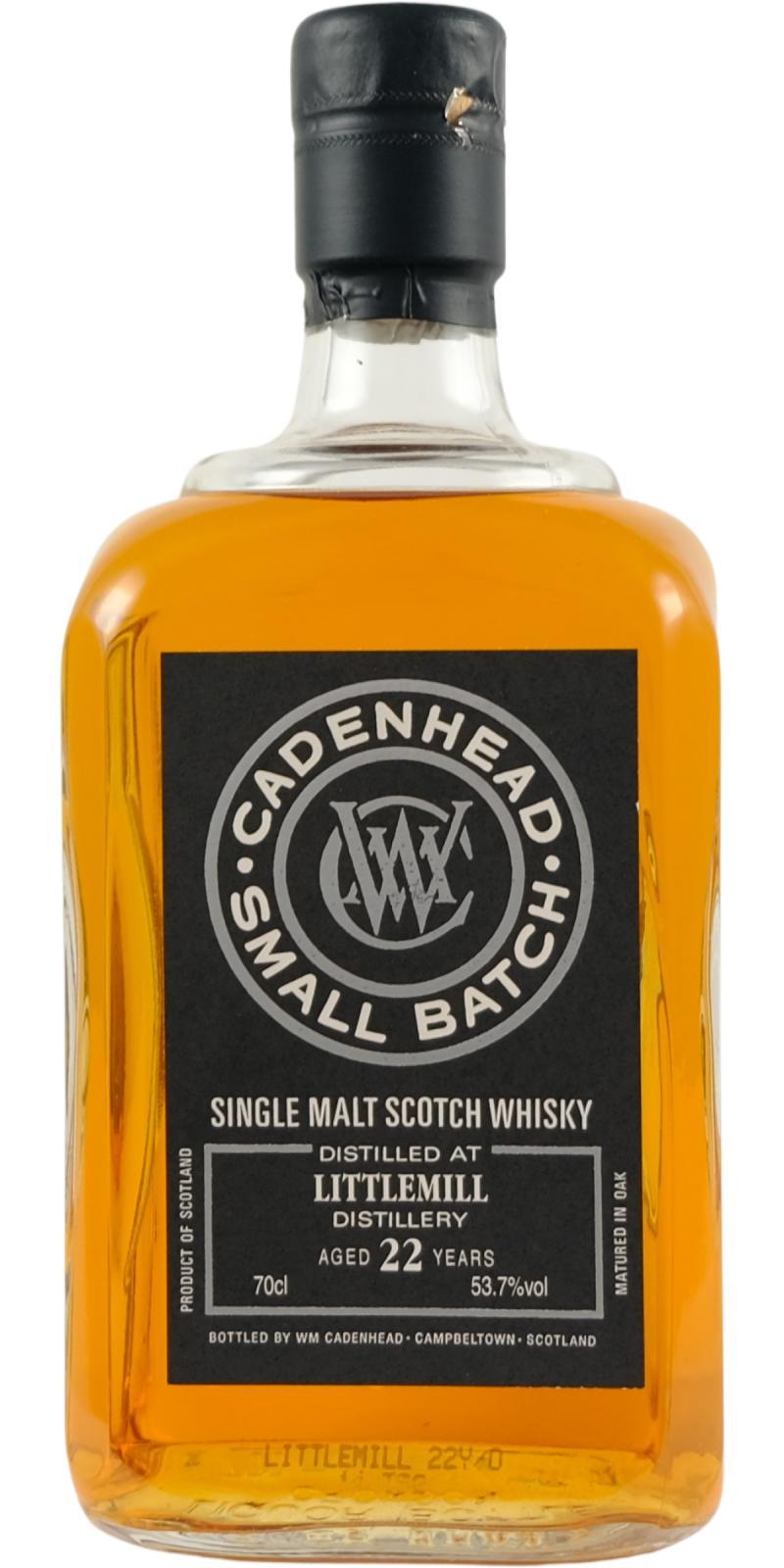 Littlemill 1992 CA Small Batch