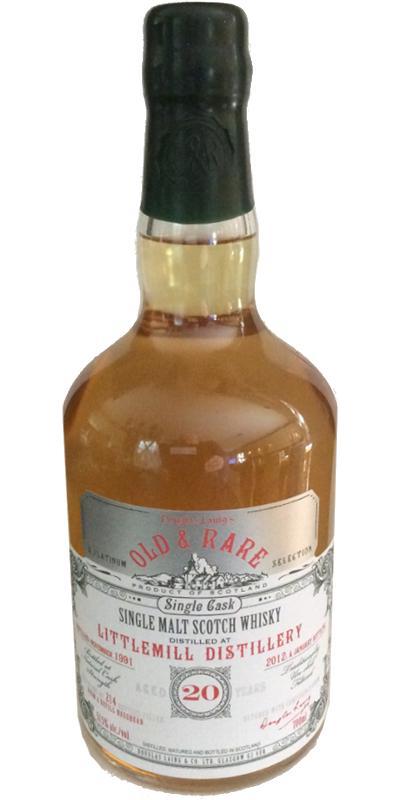 Littlemill 1991 DL Old & Rare - The Platinum Selection