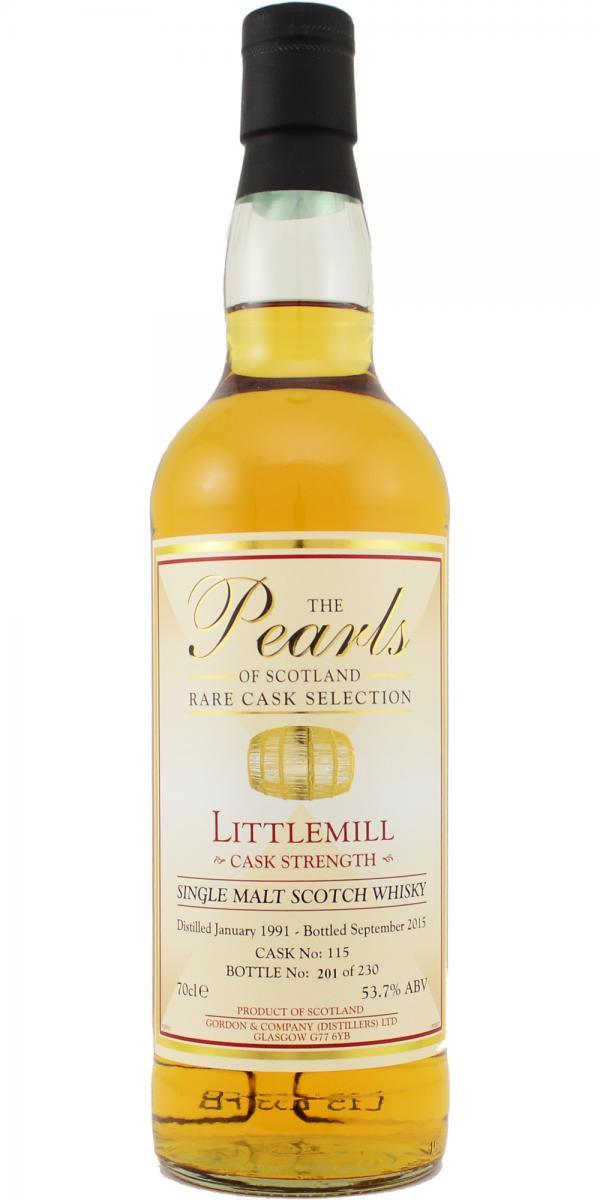 Littlemill 1991 G&C The Pearls of Scotland