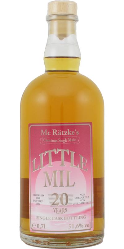 Littlemill 1992 McR Christmas Single Malt