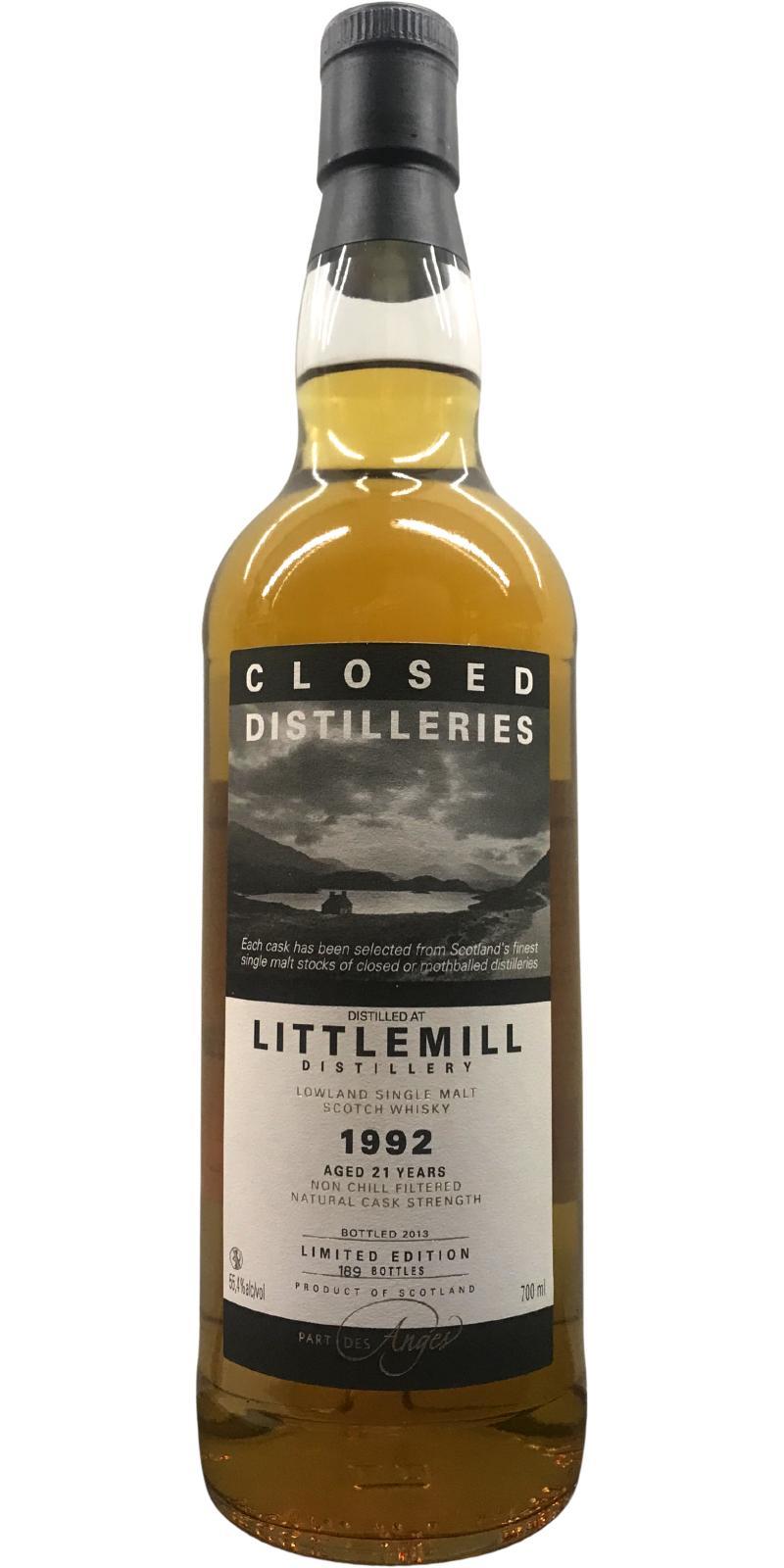 Littlemill 1992 PDA Closed Distilleries