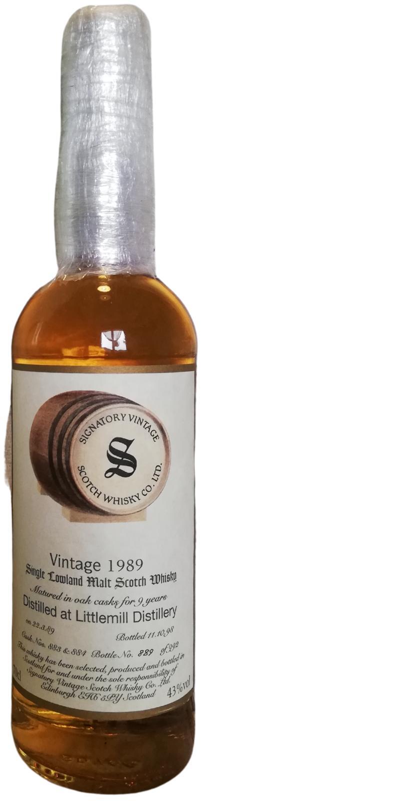 Littlemill 1989 SV Vintage Collection