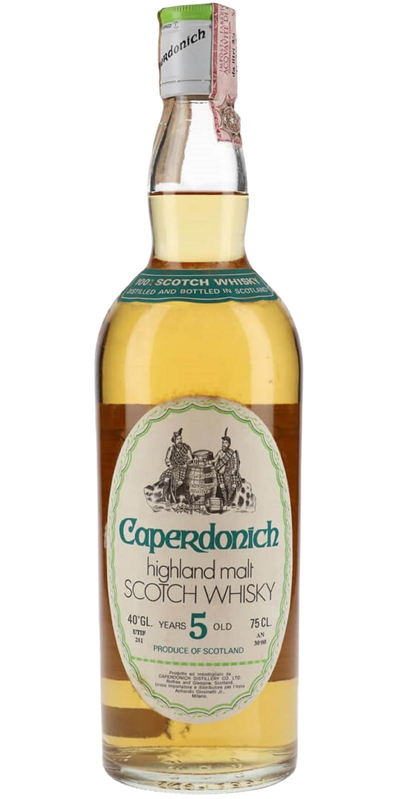 Caperdonich 05-year-old Giovinetti Import