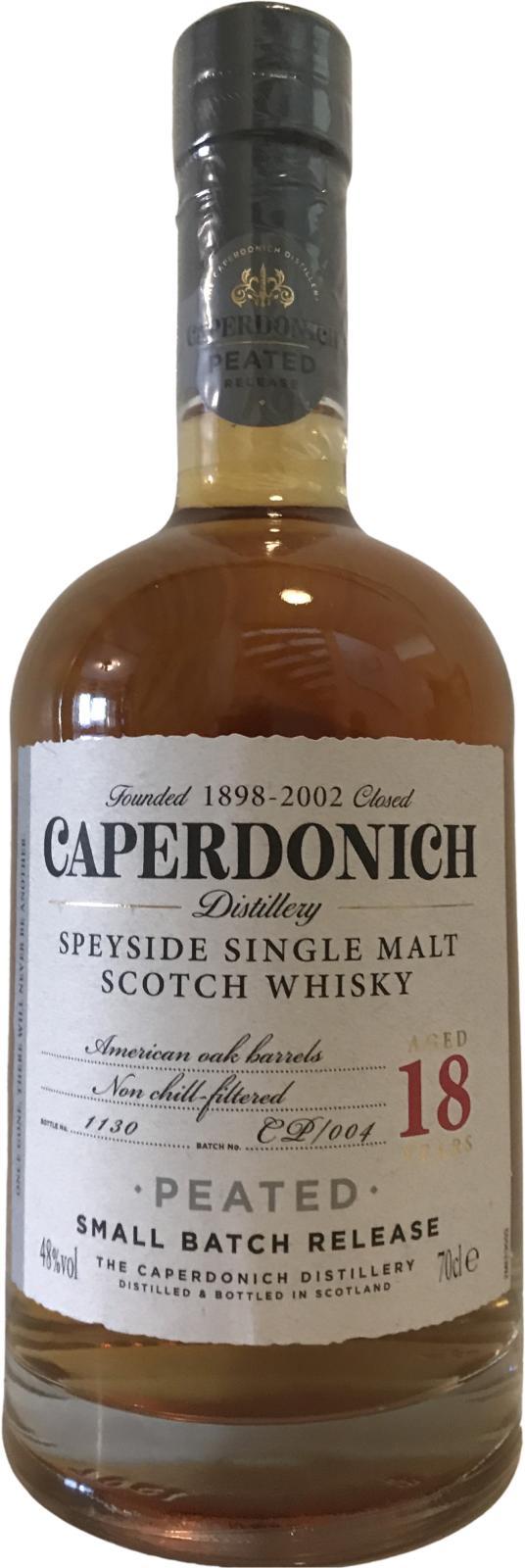 Caperdonich 18-year-old Peated - Small Batch Release