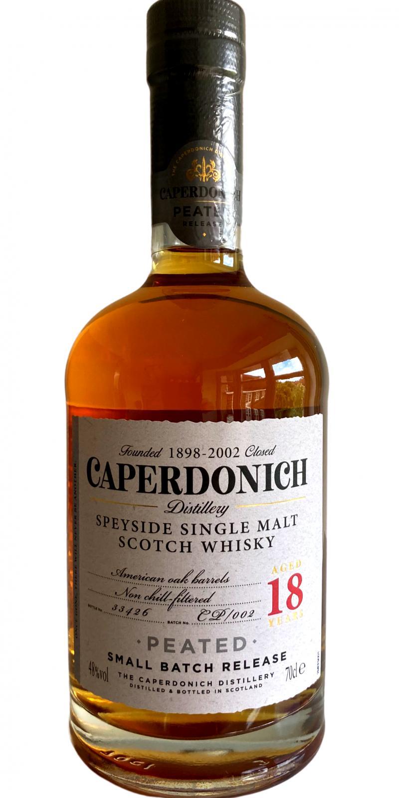 Caperdonich 18-year-old Peated - Small Batch Release