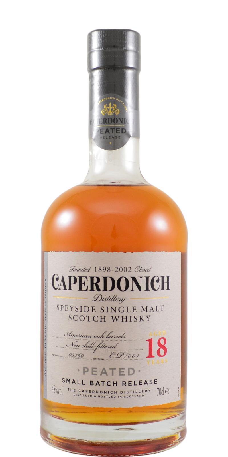 Caperdonich 18-year-old Peated - Small Batch Release