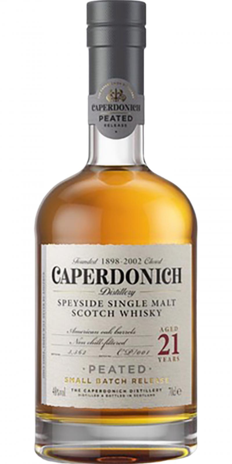 Caperdonich 21-year-old Small Batch Release - Peated