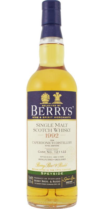 Caperdonich 1992 BR Berrys'