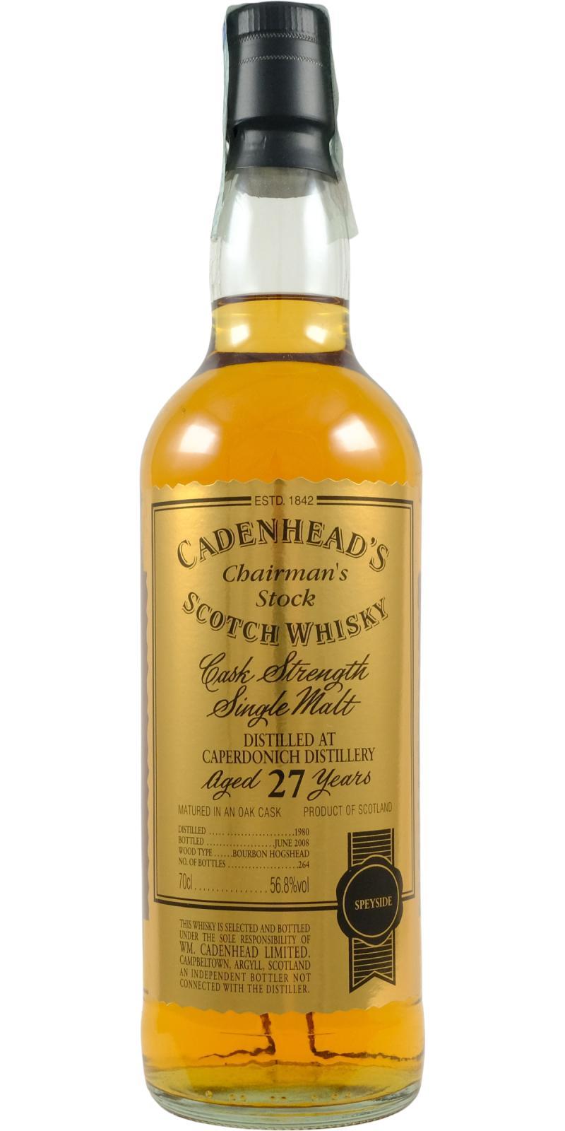 Caperdonich 1980 CA Chairman's Stock