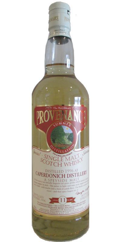 Caperdonich 1996 McG McGibbon's Provenance