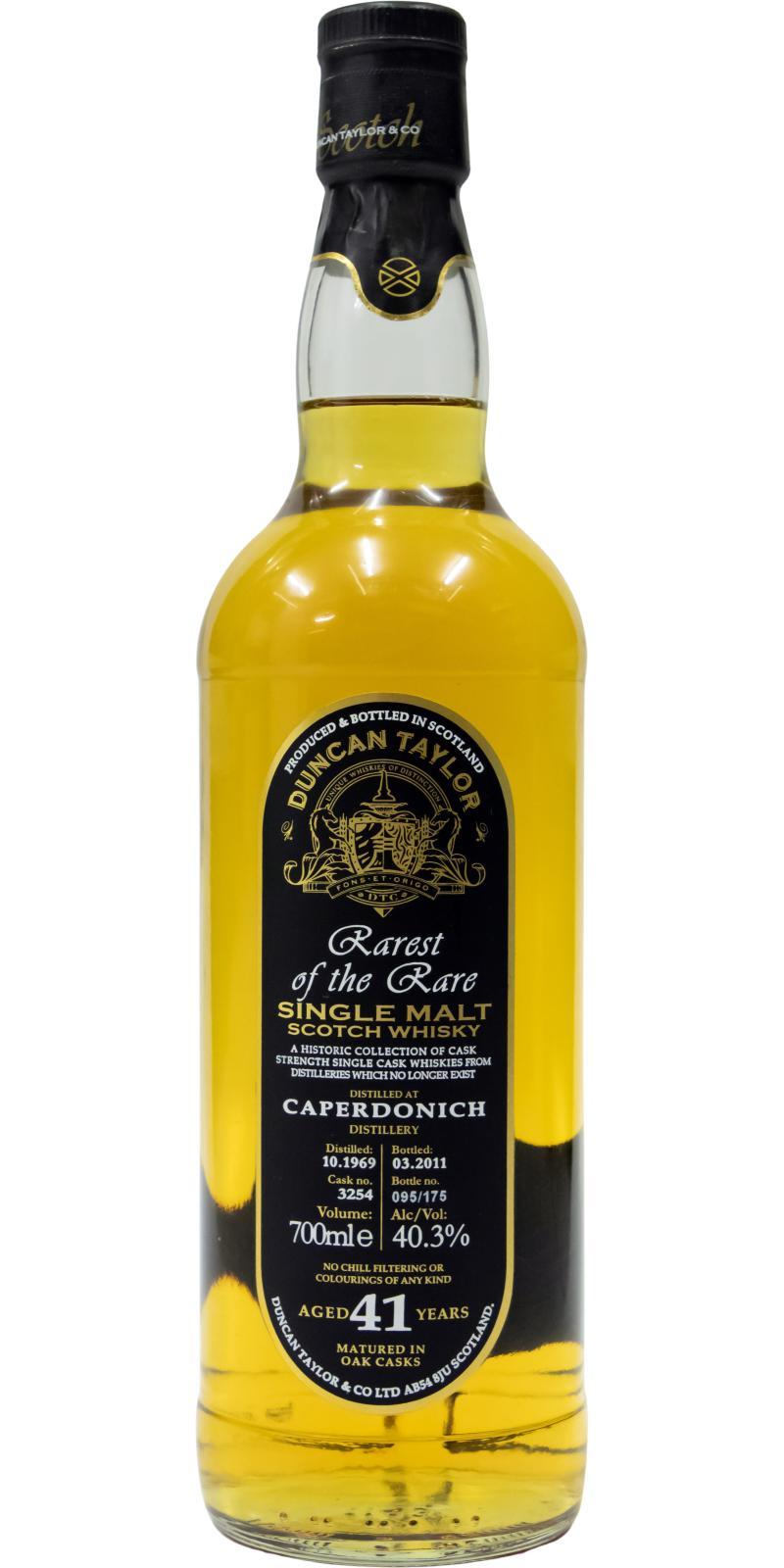 Caperdonich 1969 DT Rarest of the Rare