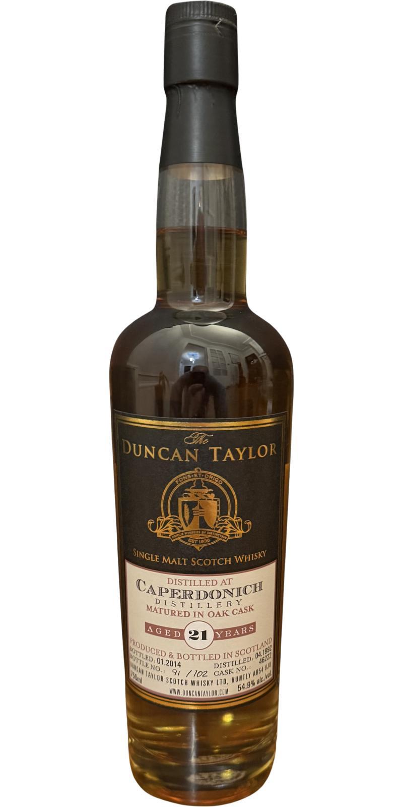 Caperdonich 1992 DT The Duncan Taylor