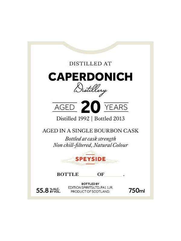 Caperdonich 1992 ED The First Editions