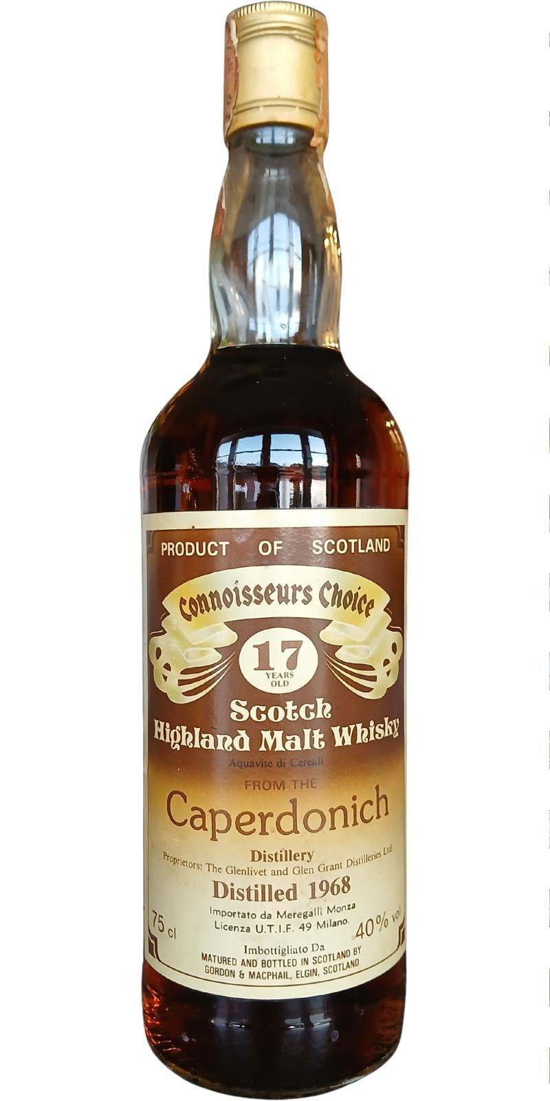 Caperdonich 1968 GM Connoisseurs Choice
