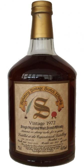 Caperdonich 1972 SV Vintage Collection - Dumpy