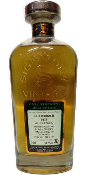 Caperdonich 1992 SV Cask Strength Collection