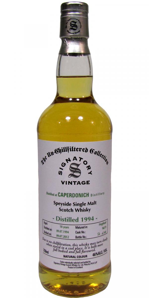 Caperdonich 1994 SV The Un-Chillfiltered Collection