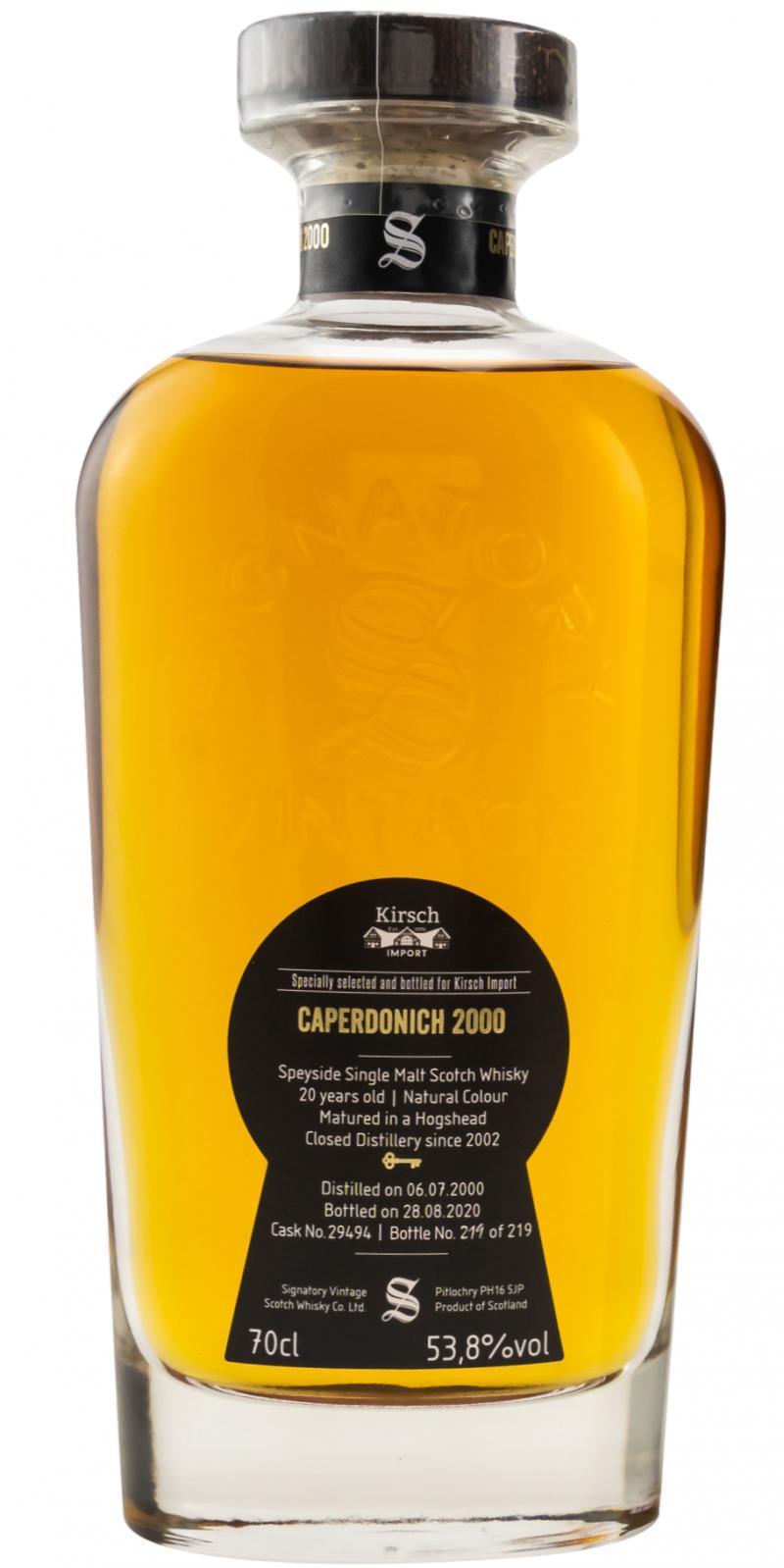 Caperdonich 2000 SV Cask Strength Collection