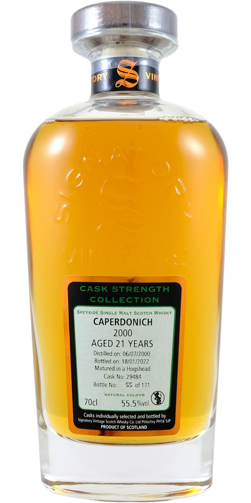 Caperdonich 2000 SV Cask Strength Collection