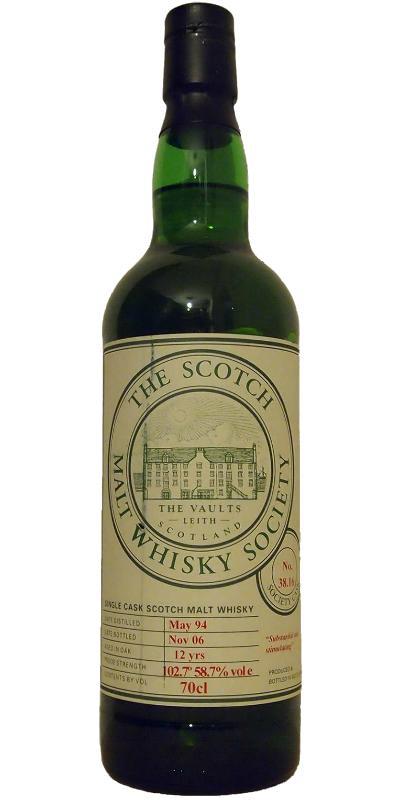 Caperdonich 1994 SMWS 38.16 Substantial and stimulating
