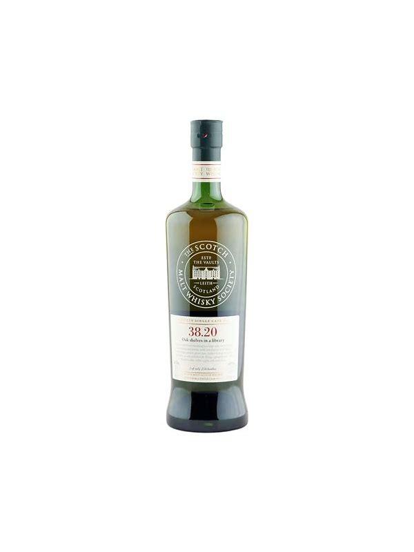 Caperdonich 1994 SMWS 38.20 Oak shelves in a library