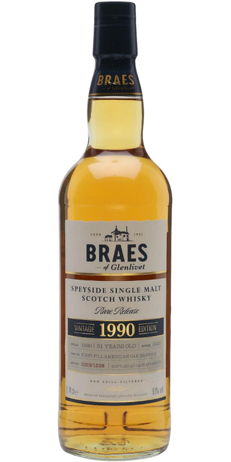 Braes of Glenlivet 1990 Vintage Edition