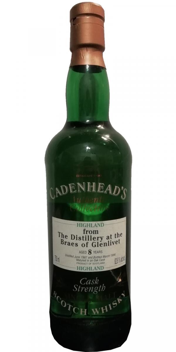 Braes of Glenlivet 1987 CA Authentic Collection