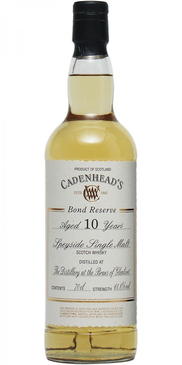 Braes of Glenlivet 1987 CA Bond Reserve