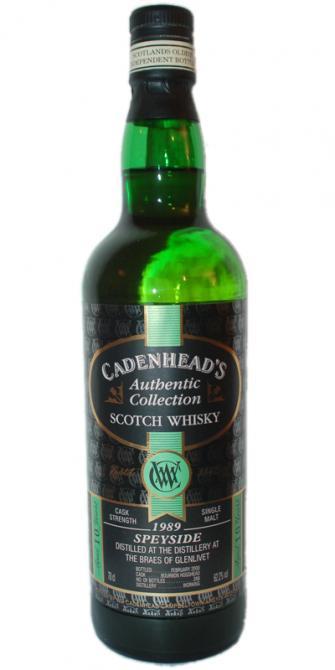 Braes of Glenlivet 1989 CA Authentic Collection