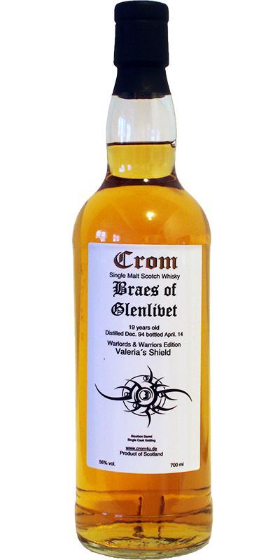 Braes of Glenlivet 1994 Cr Warlords & Warriors Edition - Valeria's Shield