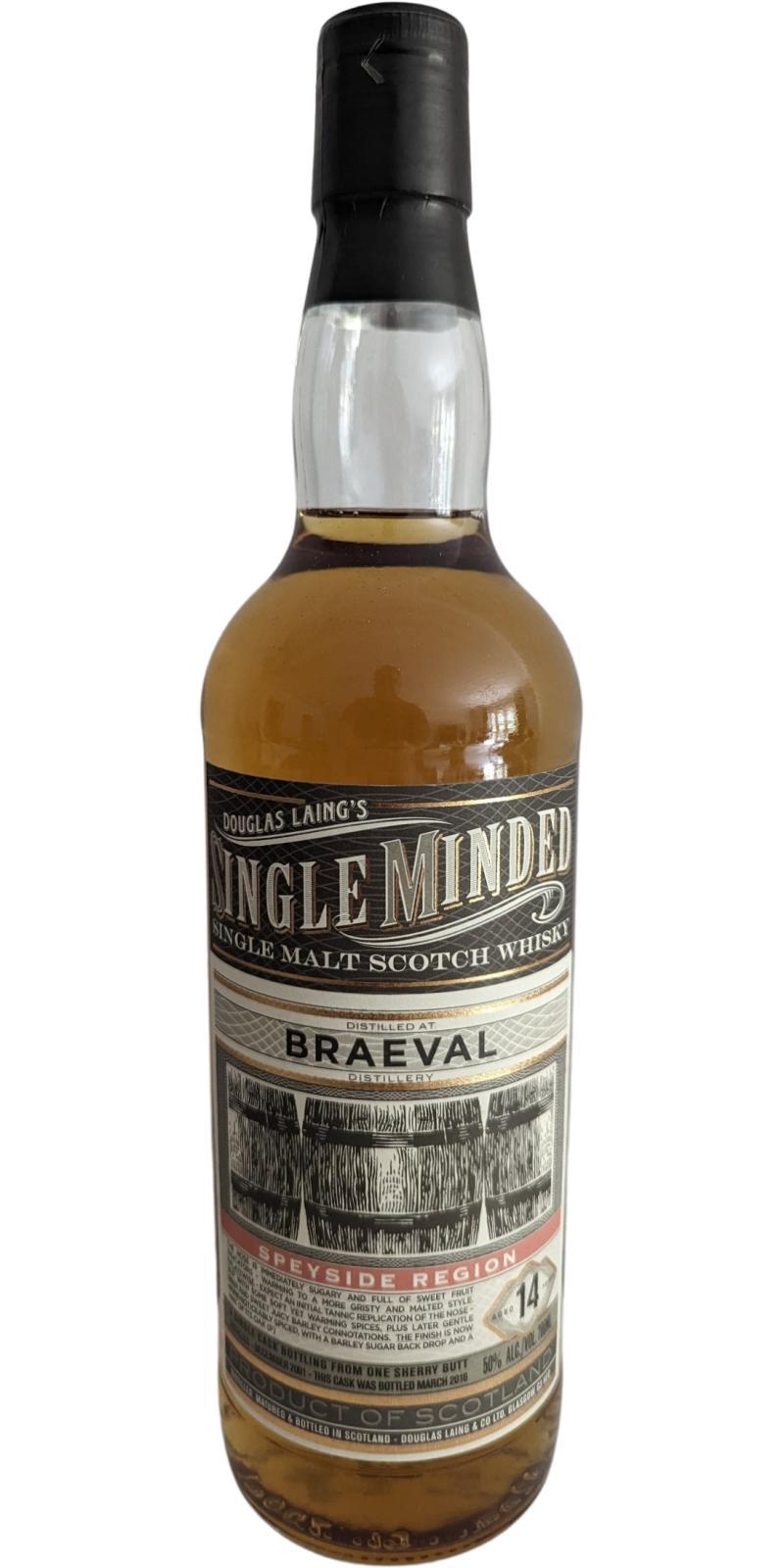 Braeval 2001 DL Single Minded