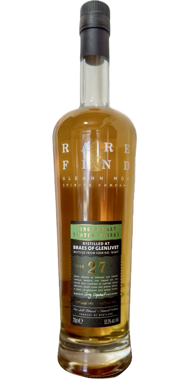 Braes of Glenlivet 1994 GlMo A Rare Find