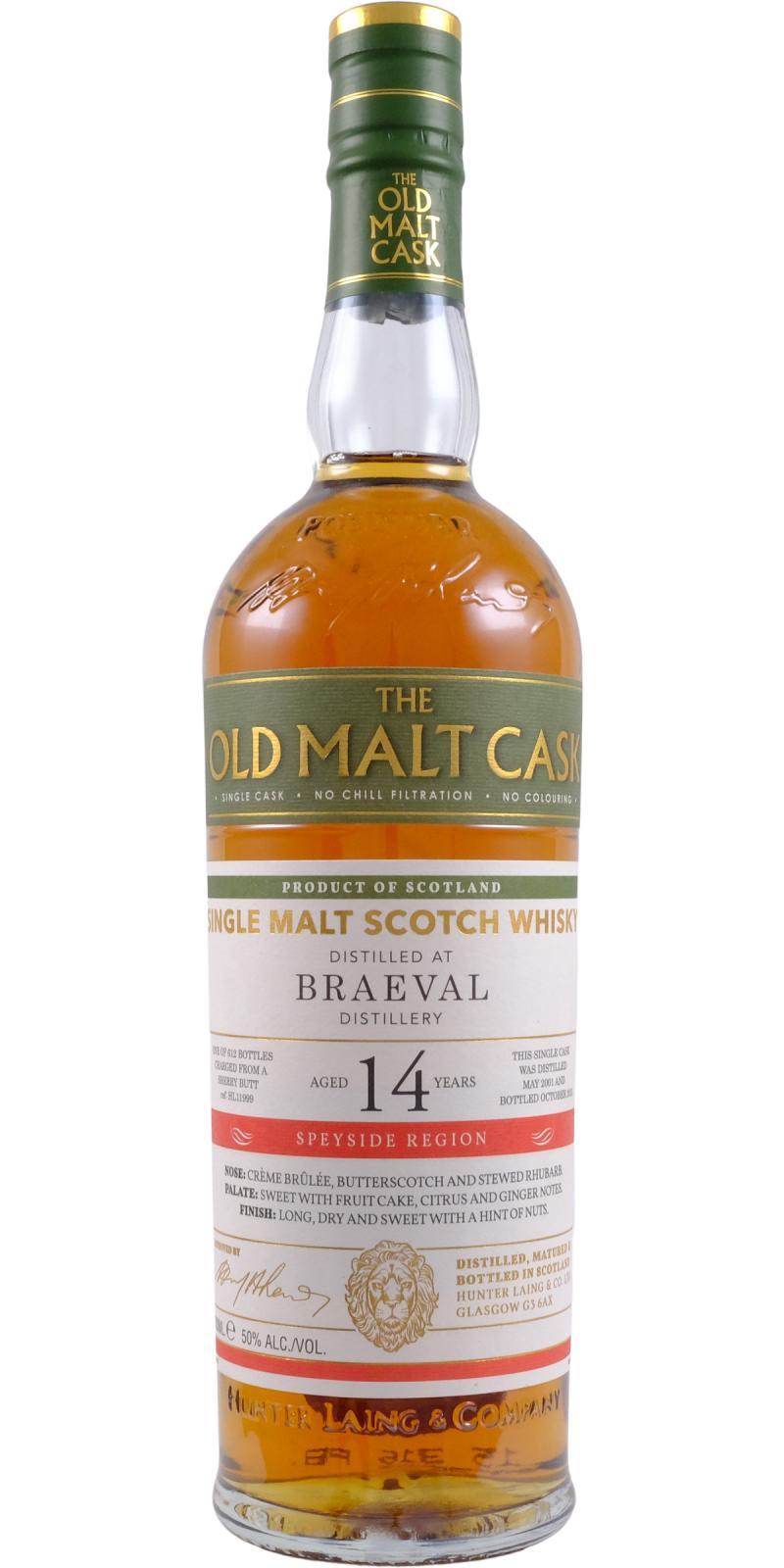 Braeval 2001 HL The Old Malt Cask