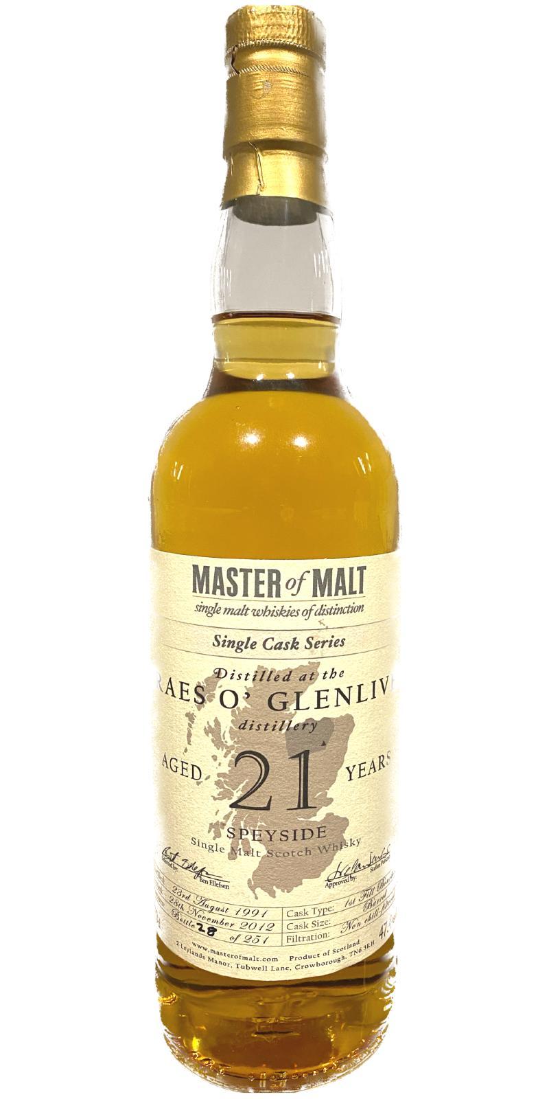 Braes of Glenlivet 1991 MoM Single Cask Series