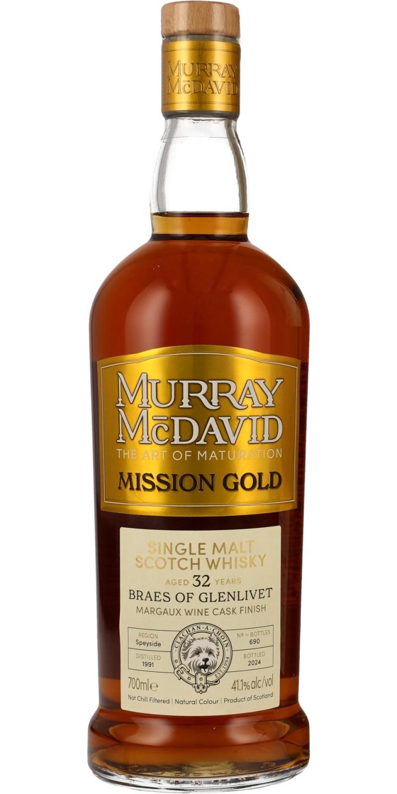 Braes of Glenlivet 1991 MM Mission Gold