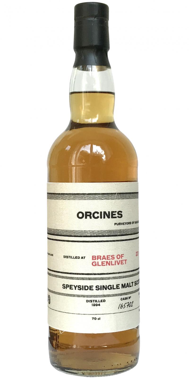 Braes of Glenlivet 1994 Orc