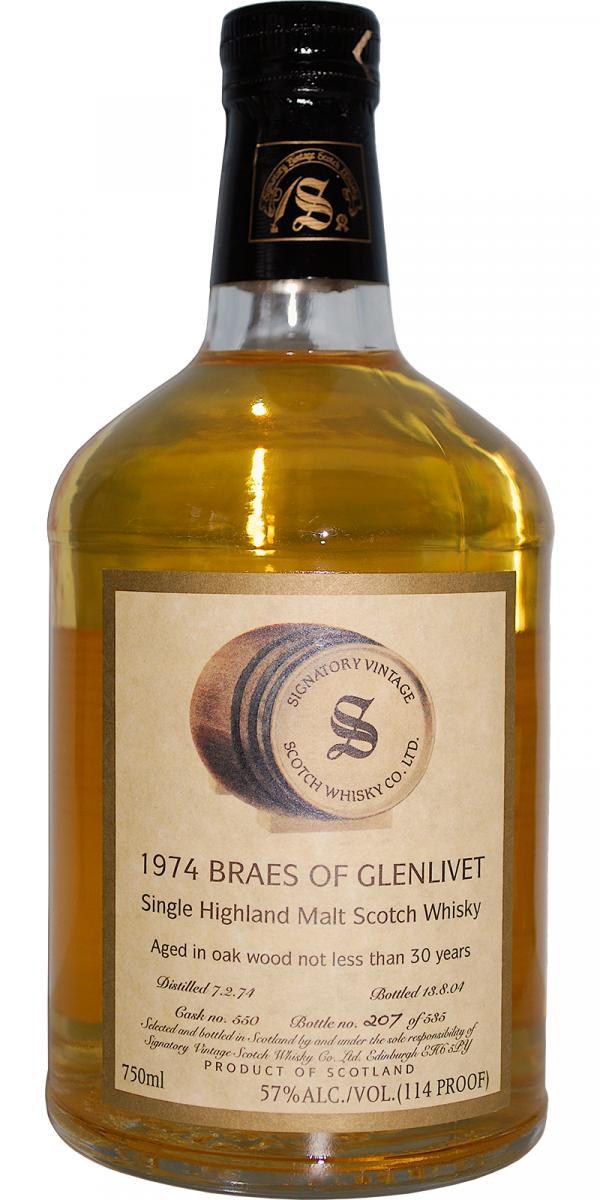 Braes of Glenlivet 1974 SV Vintage Collection - Dumpy