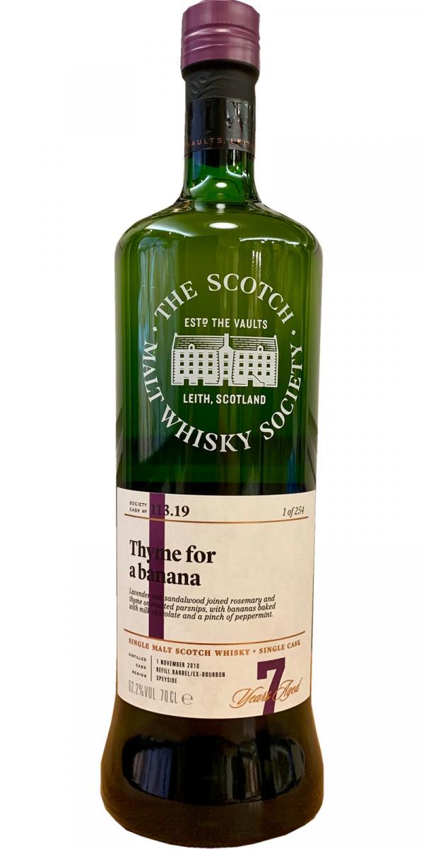Braeval 2010 SMWS 113.19 Thyme for a banana