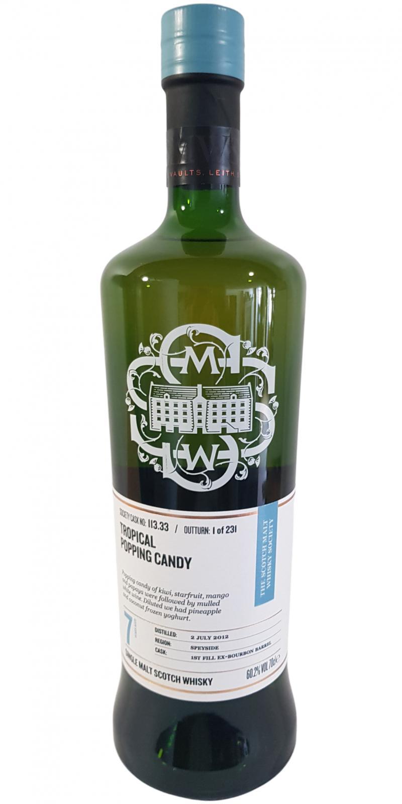 Braeval 2012 SMWS 113.33 Tropical popping candy