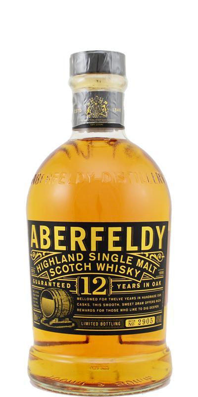 Aberfeldy 12-year-old Limited Bottling Batch No.: 2905